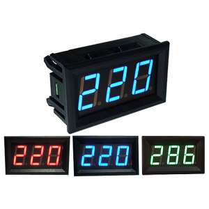 0.56 Inch AC70-500V Mini Digital Voltmeter Voltage Panel Meter AC Voltage LED Display Meter