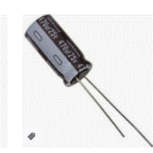 470uF 25V 105°C Radial Electrolytic Capacitor 8x12mm