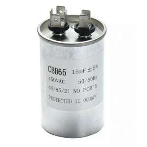 15uF Motor Capacitor CBB65 450VAC Air Conditioner Compressor Start Capacitor