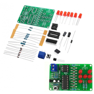 Electronic Dice Kit with Reverse Connection Protection LED Dice DIY Electronic Parts