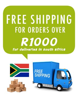 Free shipping for orders above R1000