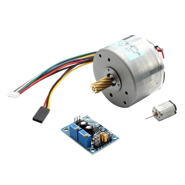 Brushless DC Motor + Driver Board Kit With Pulse Generator 24V 1.2A 14 ...